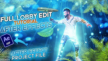 Easily EDIT PUBG LOBBY VIDEOS in After Effects with Project file | How to edit pubg lobby video