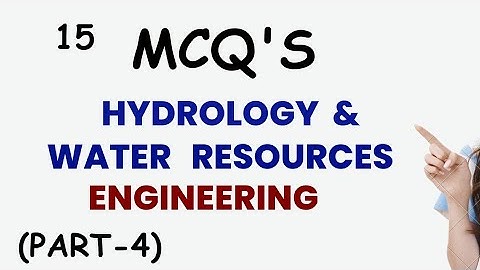 || Hydrology and water Resources engineering || most mcq Question with answers for civil engineering