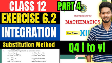 Class 12 Exercise 6.2 Q4 ( i to Vi ) unit 6 Integration new mathematic book Sindh board part 4