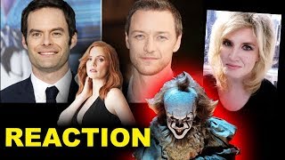 It Chapter 2 Cast - James McAvoy, Bill Hader, Jessica Chastain