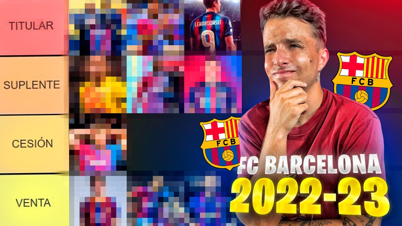 TIERLIST DE LOS ATACANTES DEL FC BARCELONA 22/23
