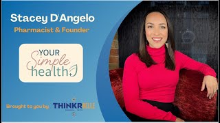 Stacey D'Angelo introduces us to Your Simple Health at an event by ThinkrBelle