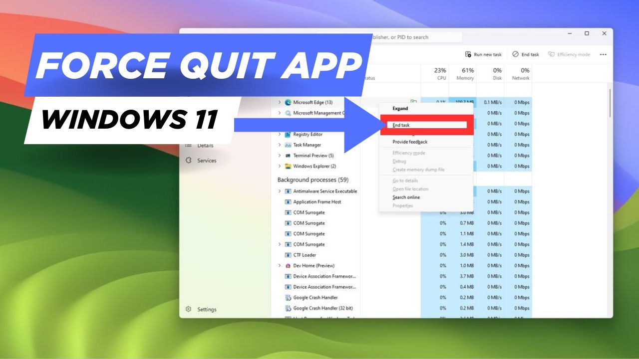 How to Force Quit an App on Windows 11 | Step-by-Step-Guide - YouTube