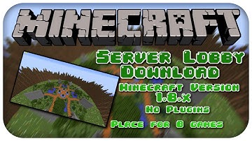 Minecraft Server Lobby / Hub / Spawn || [Minecraft 1.8 and above!]