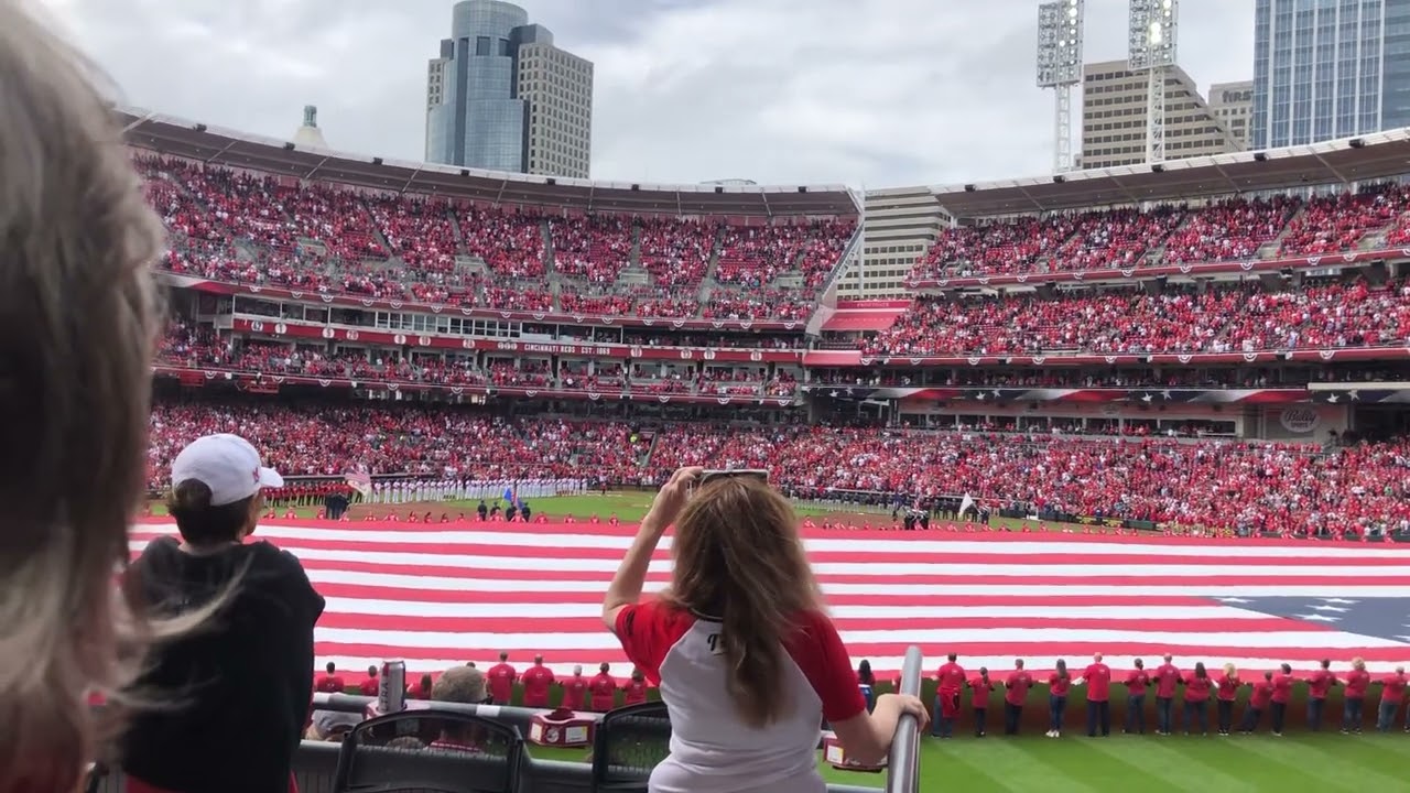 Cincinnati Reds Opening day 2022 national anthem