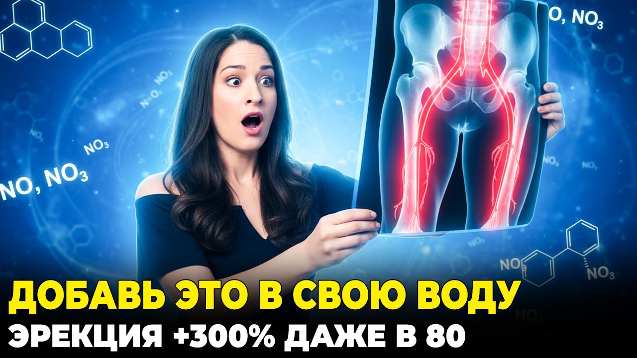 Мужчины За 50: ХВАТИТ Пить Простую Воду! Добавьте ЭТО Для Оксида Азота И Железной Эрекции!