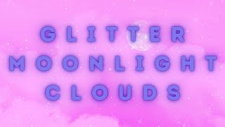 🌙💖 Glittering Pink Clouds & Moonlight | Relaxing Dreamy Night Sky Animation
