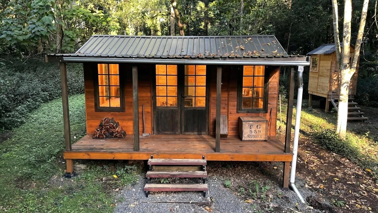 Простая автономная хижина, которую вы можете построить сами — от начала до конца.