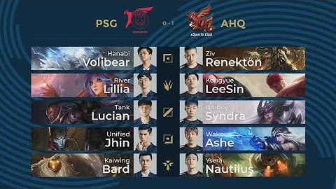 [中文] PSG vs AHQ | Playoffs Round2 G2 | PCS 夏季聯賽 (2020) | PSG Talon vs AHQ Esports Club