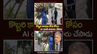 కొబ్బరి కాయల కోత కోసం AI యాప్ #anandmahindra #aitelugustories #aitechnology #aiviralshort #idtv