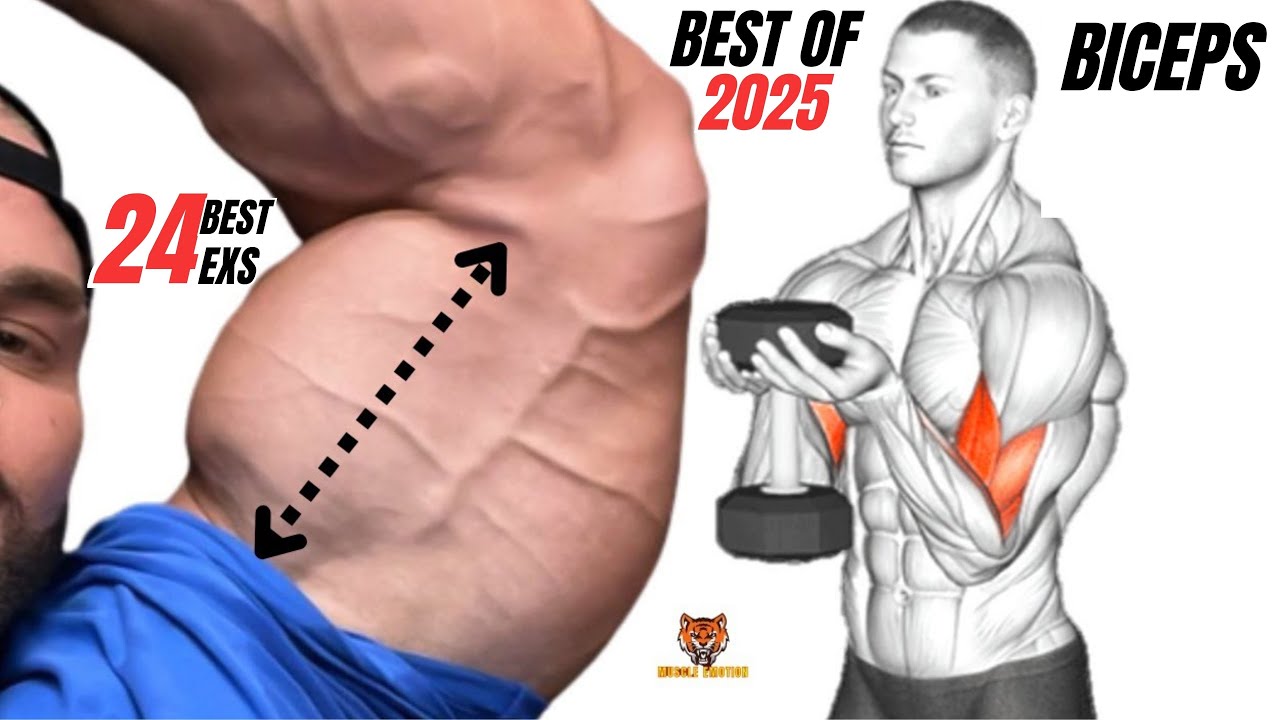 24 BEST BICEPS WORKOUT AT GYM / BEST OF 2025