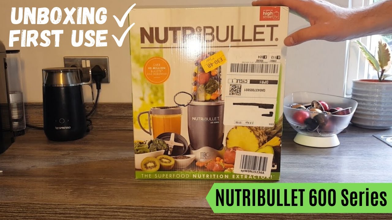 NutriBullet 600 Series UNBOXING & First Use  Juicer, blender, smoothie  maker, extractor or all 4? 