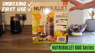 NutriBullet 600 Series UNBOXING & First Use | Juicer, blender, smoothie extractor all 4? YouTube