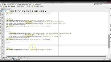 calculadora JOptionPane CUC