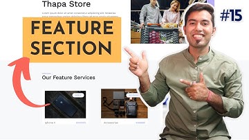 React Ecommerce Website Tutorial in Hindi #15:  Complete Feature Section of Home Page 🔥