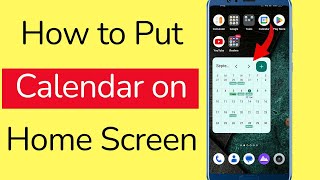 How to Bring Calendar on Home Screen Android Phone? screenshot 2