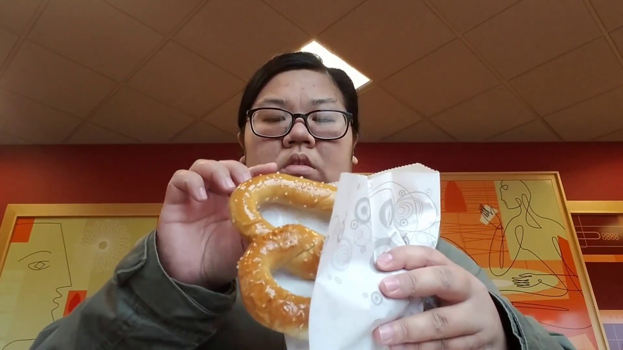 Pretzel & Cheese Mukbang (Target Snack Bar) YouTube