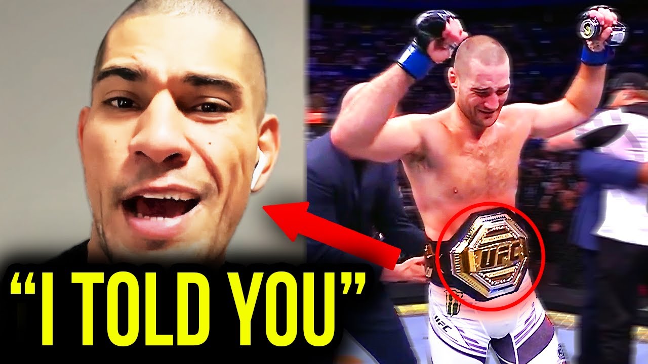 ALEX PEREIRA REACTS TO SEAN STRICKLAND VS ISRAEL ADESANYA HIGHLIGHTS