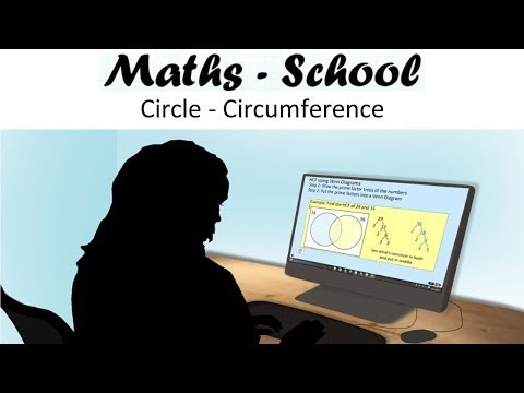 Circumference of a circle lesson for GCSE Maths.  (Maths - School)