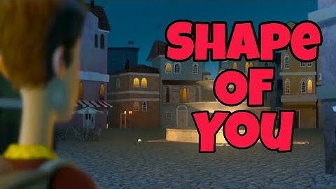 Ed sheeran - shape of you | Animated | love story | Latest | Lyrics | 2018