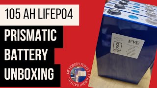 105 Ah Lifepo4 Prismatic Cell unboxing | Lithium prismatic cells unboxing and battery pack making