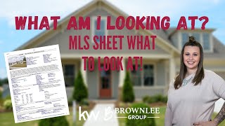How to read a MLS Sheet with Lindsey
