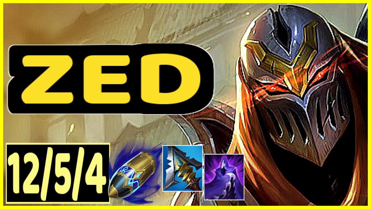 ZED VS YONE - 12/5/4 KDA MID GAMEPLAY DIAMOND IV