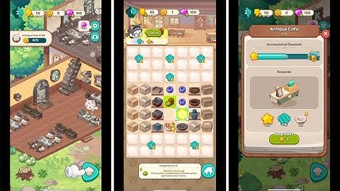 Merge Cat Cafe: Decorate (IOS Gameplay)