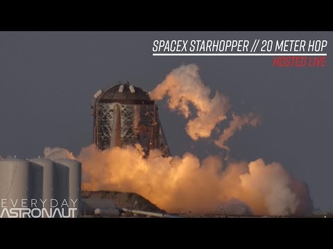 Watch SpaceX hop StarHopper, untethered 20 meters!