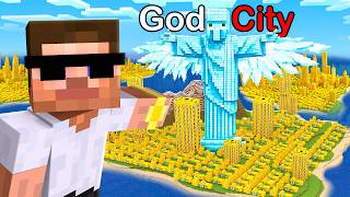 We Found Mysterious Villager God City in Minecraft..