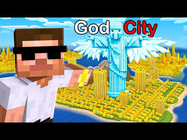 We Found Mysterious Villager God City in Minecraft..