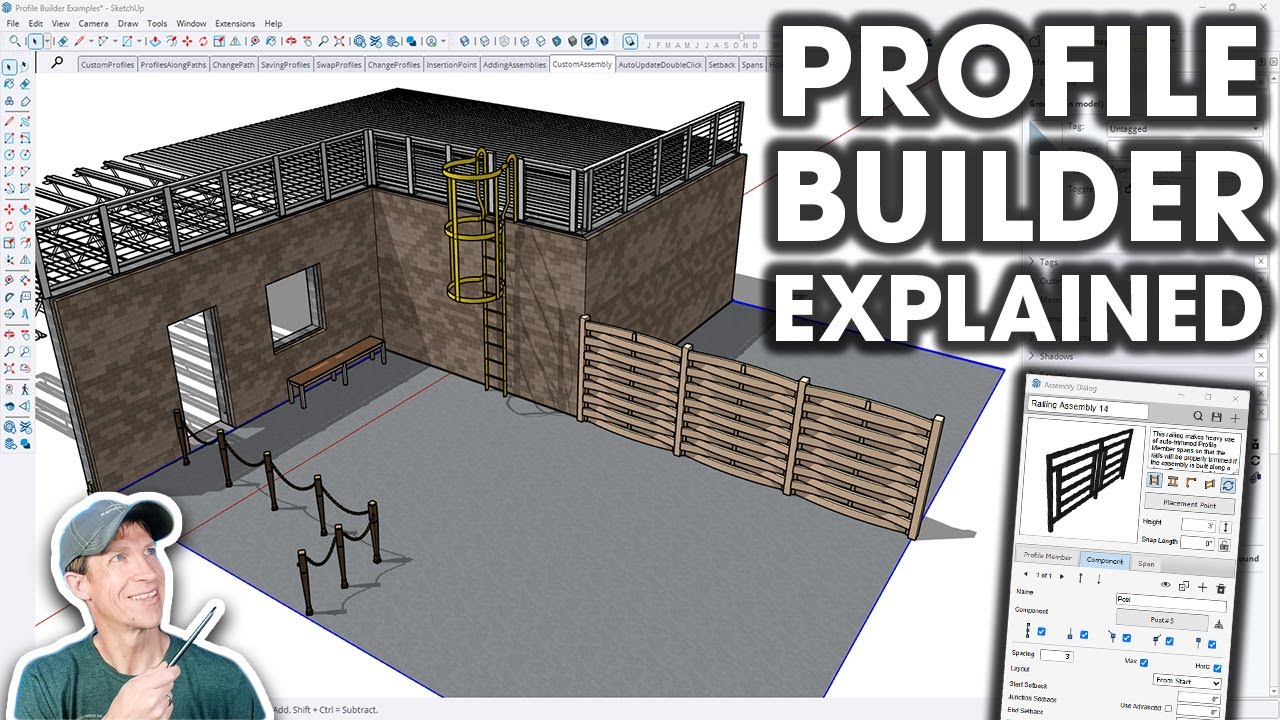 ВСЕ, что вам нужно знать о PROFILE BUILDER для SketchUp!