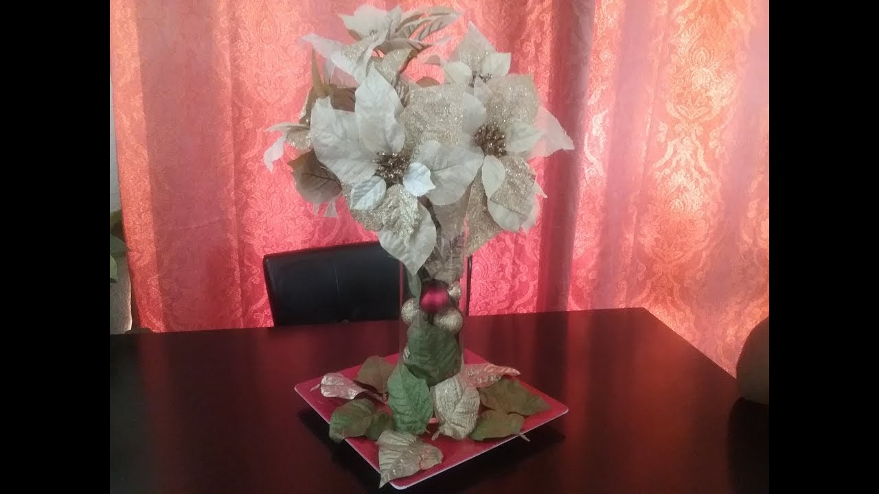 floreros de navidad florero con esferas para navidad youtube floreros de navidad florero con esferas para navidad youtube