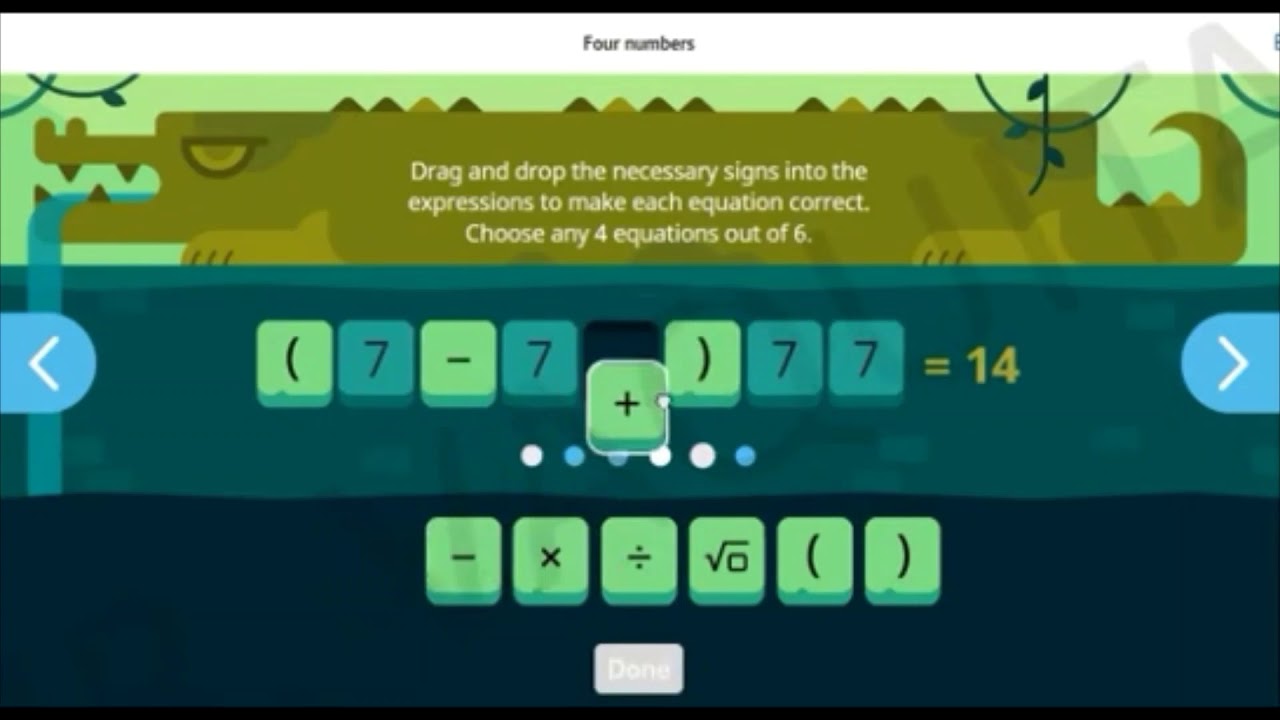 7777=10? / FINALLY SOLVED / BRICSMATH MAIN ROUND SOLUTIONS 2020/ FOUR NUMBERS