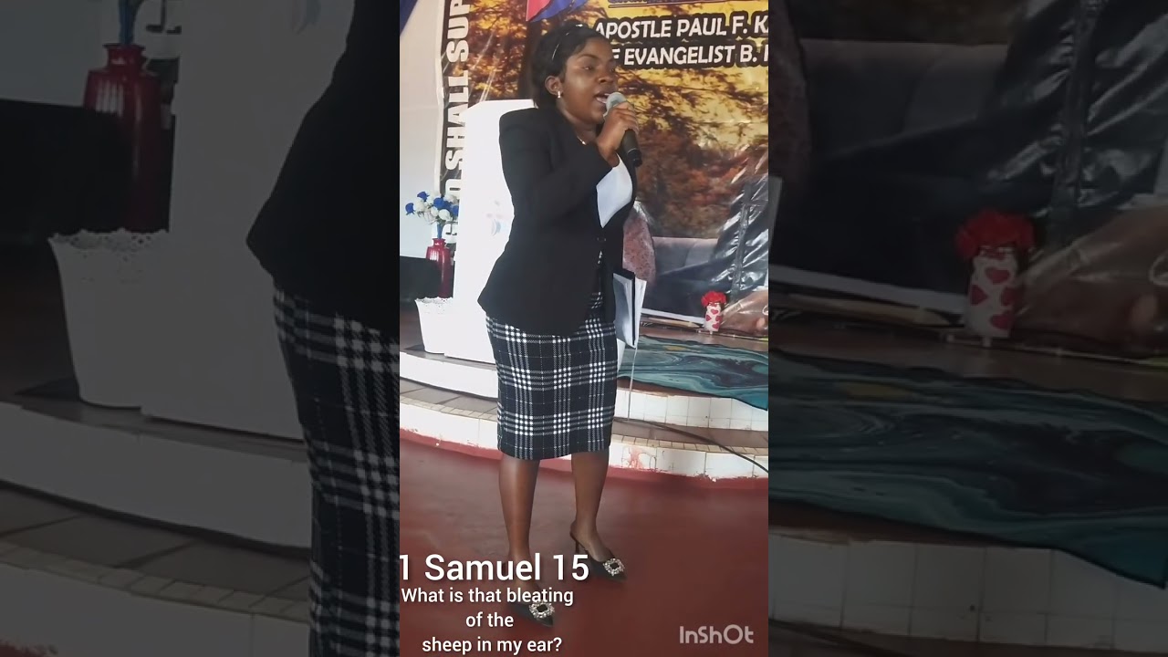 STAH SHUMBA -What is that bleating of the sheep in my ear? (Sermon at U.F.I.R.M church, S.A)