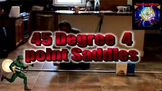 How To Bend a 4 - Point 45 Degree Saddle !