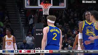 Brandin Podziemski 15 Pts 11 Reb 5 Ast Vs Atlanta Hawks 2024-02-03