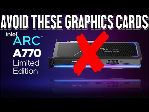 Intel Arc A770 andA750 Graphics Cards Turned Out VERY Disappointing - inconsistent, crashing, $$$