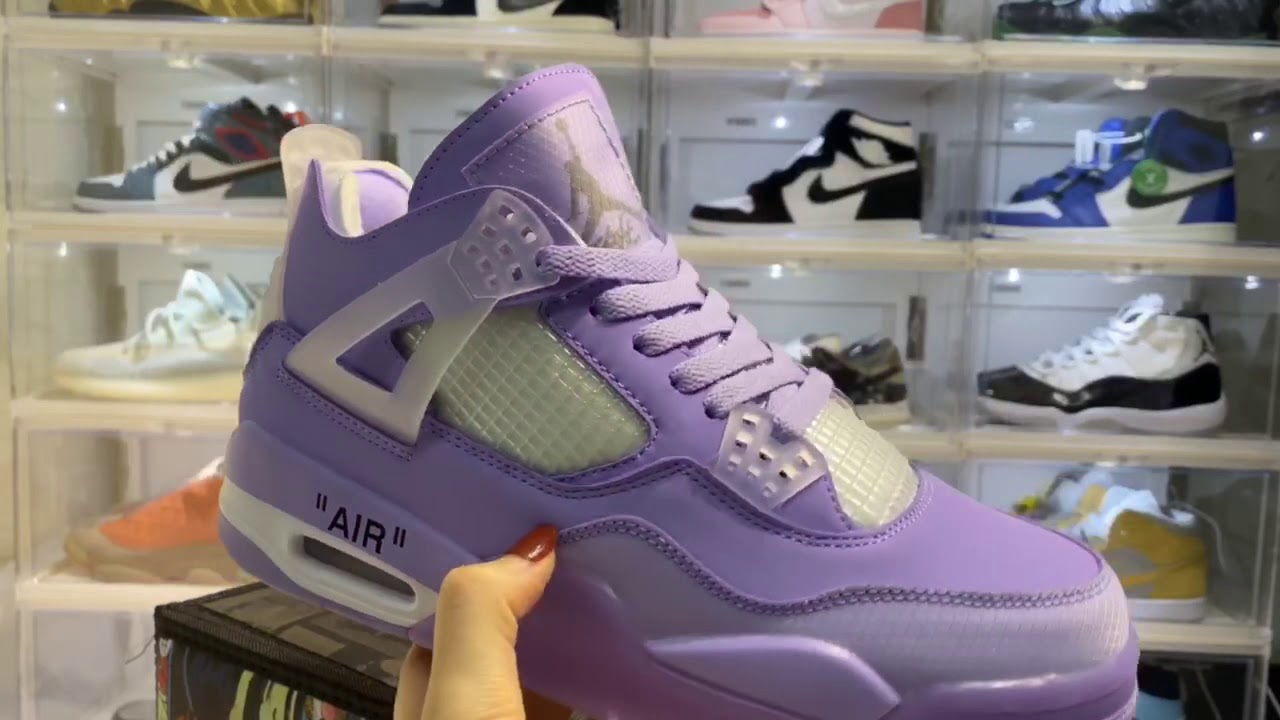 OFF-WHITE x Air Jordan 4 SP WMNS sneaker - YouTube