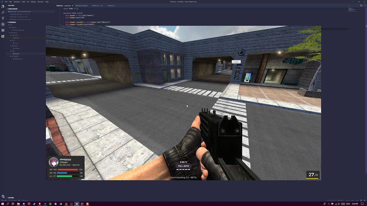 Garry's Mod Lua - UI Tutorial #1 Basics and frames