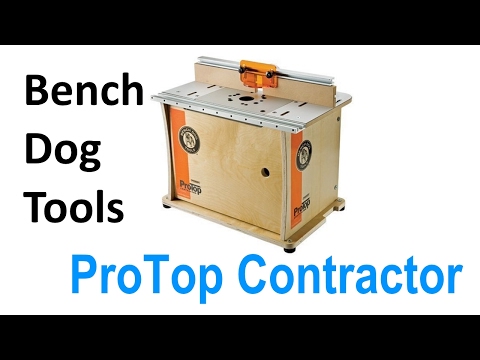Bench Dog 40 001 ProTop Contractor Benchtop Router Table
