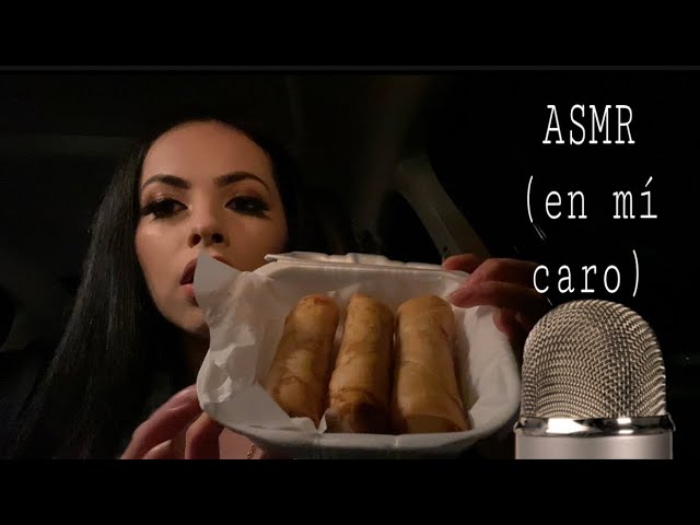 ASMR | COMIENDO EGG ROLLS CRUJIENTE (plática conmigo)