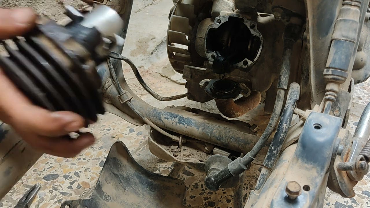 تجفيت وتشغيل دراجه هونده60🔥🔥