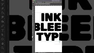 EASY Ink bleed text effect on Photoshop