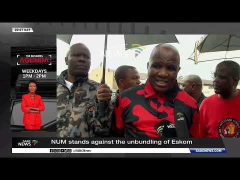NUM against unbundling of Eskom