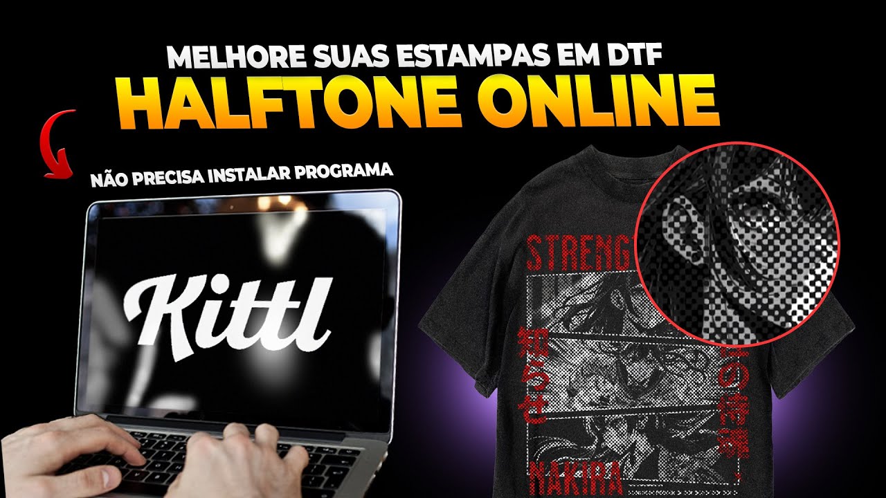 COMO FAZER ESTAMPA EM DTF DO JEITO CERTO (HALFTONE)