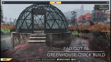 Fallout 76 Quick Camp Build: Greenhouse