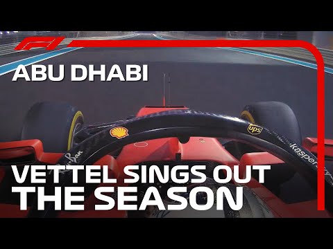 Sebastian Vettel's Surprise Final Ferrari Radio Message | 2020 Abu Dhabi Grand Prix