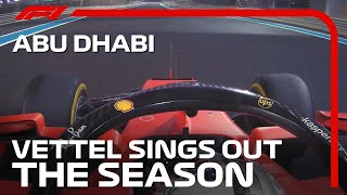 Sebastian Vettel's Surprise Final Ferrari Radio Message | 2020 Abu Dhabi Grand Prix