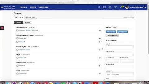 Linking and unlinking classes in Schoology